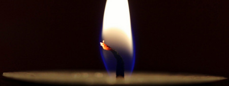 Candle flames in one-g